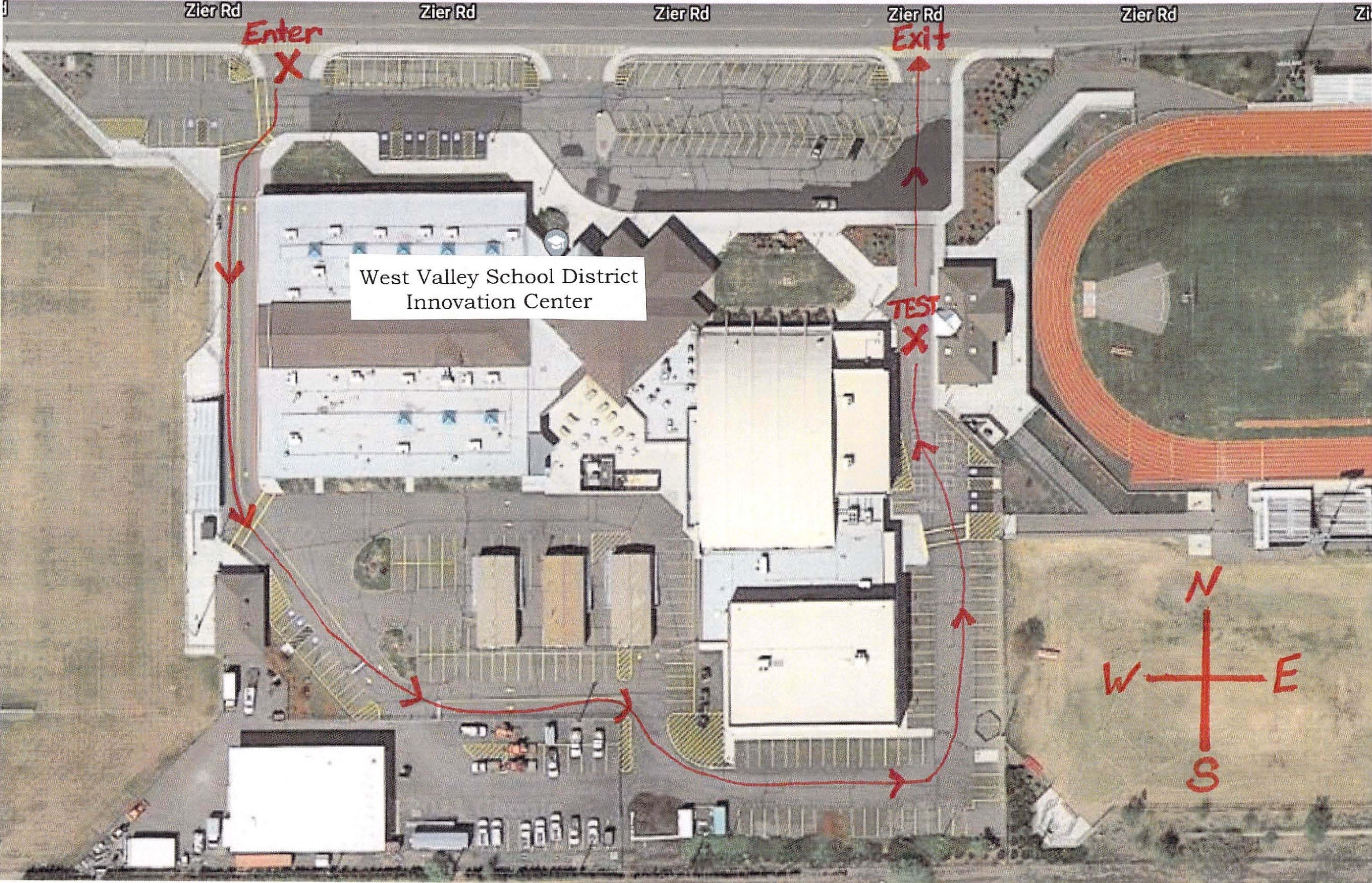 COVID Testing Site Map