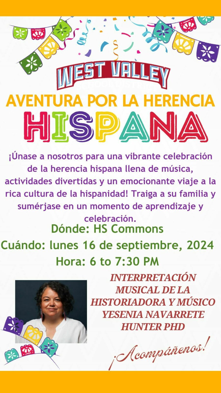 Hispanic Heritage Month Celebration SPANISH